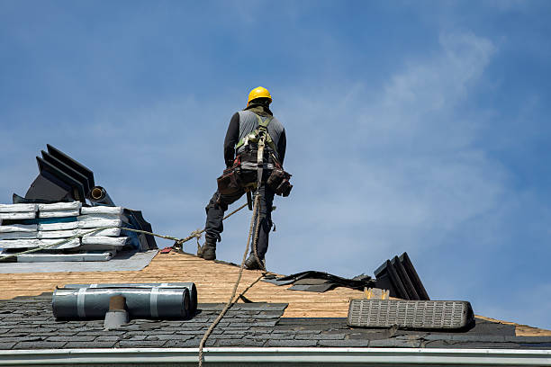 Professional Roof Replacement technician working in Rio Grande, OH